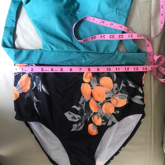 Army Green Monokini One Piece Swimsuit - Picture 6 of 8